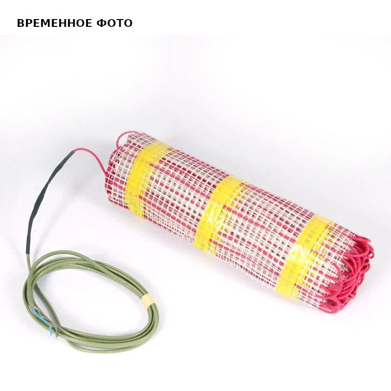 226098 Мат греющий двужил на полимерной сетке 0,5х12 м