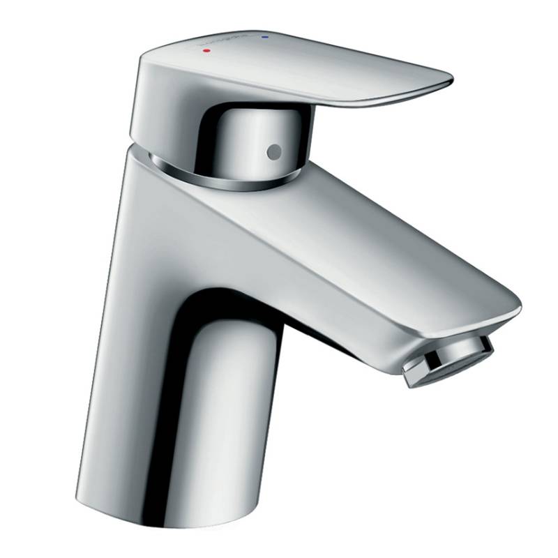 Смеситель для раковины Hansgrohe Logis 70 со сливным гарнитуром хром 71070000