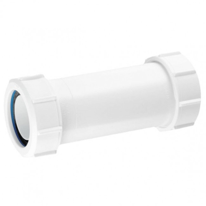Муфта компрессионная удлиненная Jimten 32x32 мм белая 22060