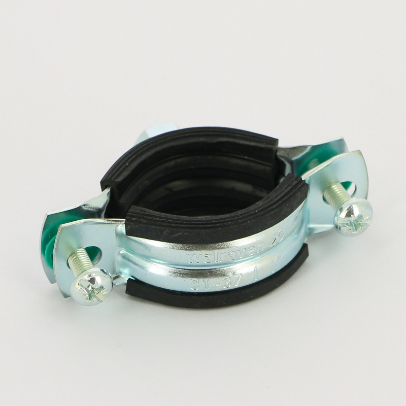 Хомут 2S M8 1 (31-37 мм ) 2-х винт. с уплотн. epdm