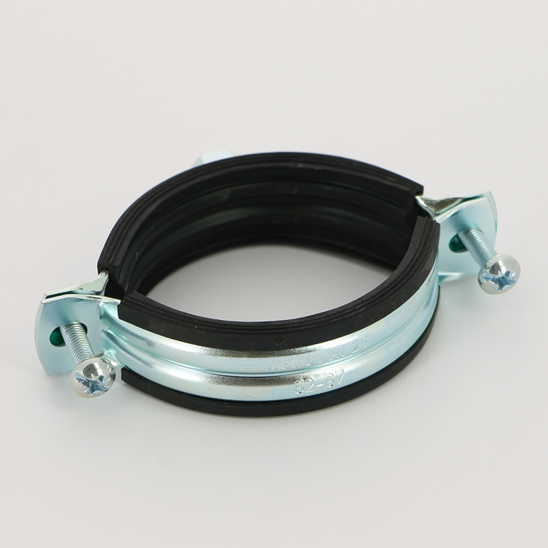 Хомут 2S M8 2 (62-67 мм ) 2-х винт. с уплотн. epdm