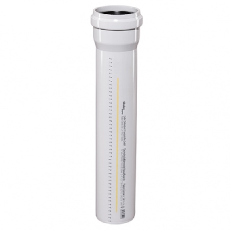 Труба 125 х 2000 мм с раструбом, Skolan