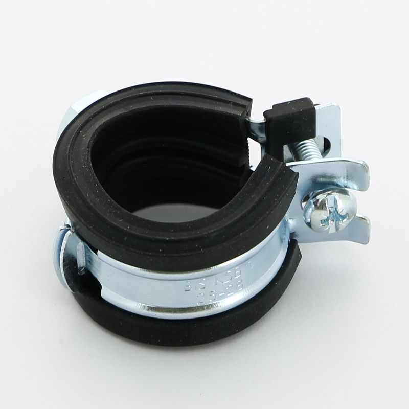 Хомут KSB1 М8 3/4 (25-28 мм) 1 винт. с уплотн. epdm, быстрый замок