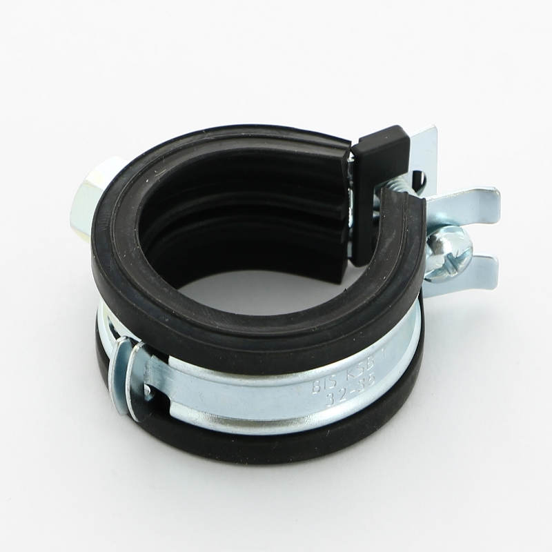 Хомут KSB1 М8 1 (32-35 мм) 1 винт. с уплотн. epdm, быстрый замок
