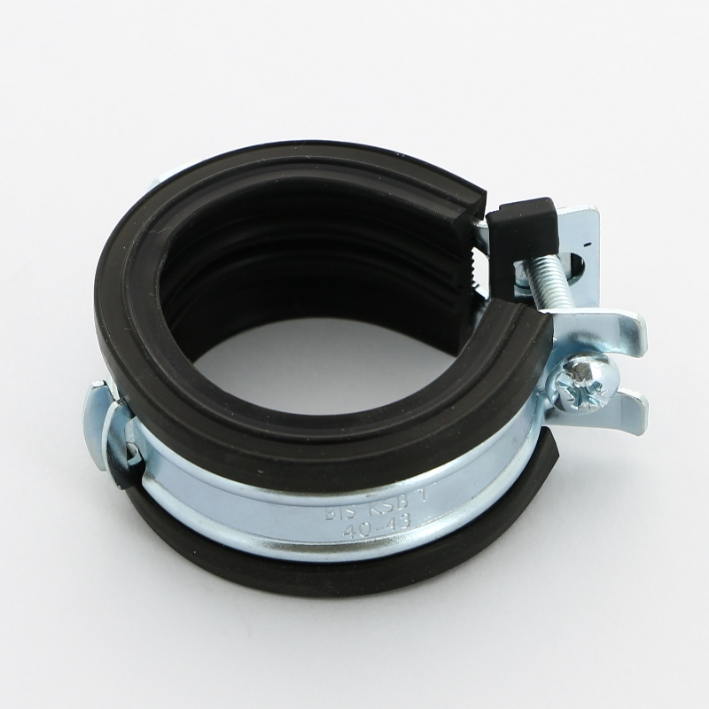 Хомут KSB1 М8 1 1/4 (40-43 мм) 1 винт. с уплотн. epdm, быстрый замок