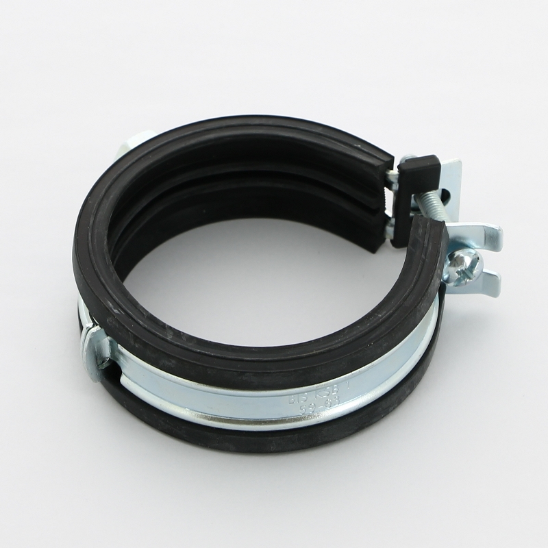 Хомут KSB1 М8 2 (59-62 мм) 1 винт. с уплотн. epdm, быстрый замок
