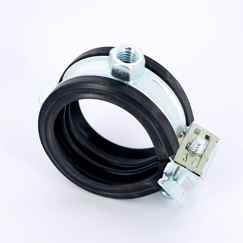 Хомут BISMAT Flash M8 1 1/4 (40-43 мм) 1 винт. с уплотн. epdm, быстрый замок 