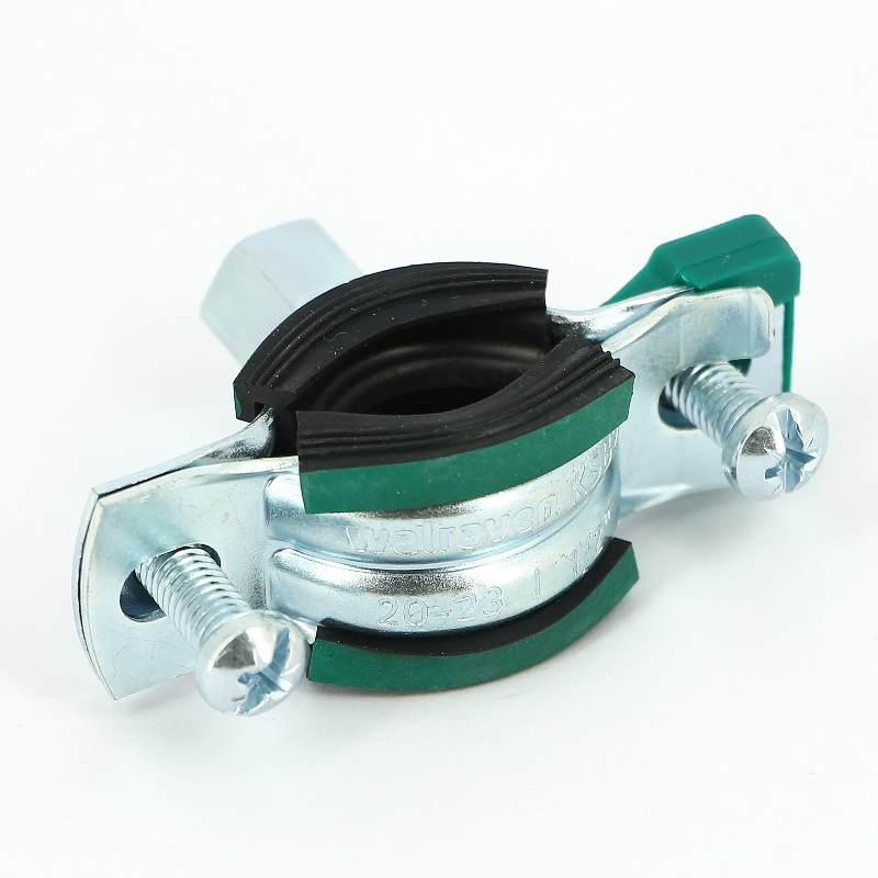 Хомут KSB2 М8/М10 1/2 (20-23 мм) 2-х винт. с уплотн. epdm, быстрый замок