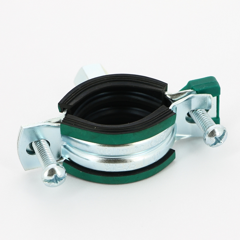 Хомут KSB2 M8/М10 1 (31-35 мм ) 2-х винт. с уплотн. epdm