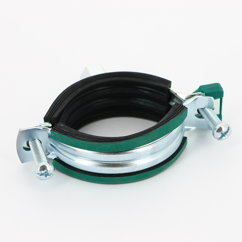 Хомут KSB2 М8/М10 (54-58 мм) 2-х винт. с уплотн. epdm, быстрый замок