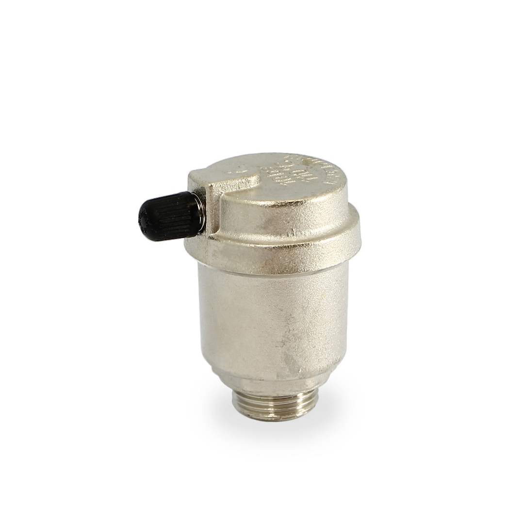 Воздухоотводчик автоматический c боковым выпуском 1/2, никелир.