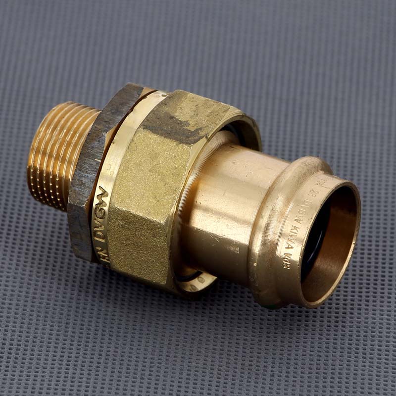 Муфта пресс-Н 28x3/4' с разъемным соединением бронза Sanpress SC-Contur