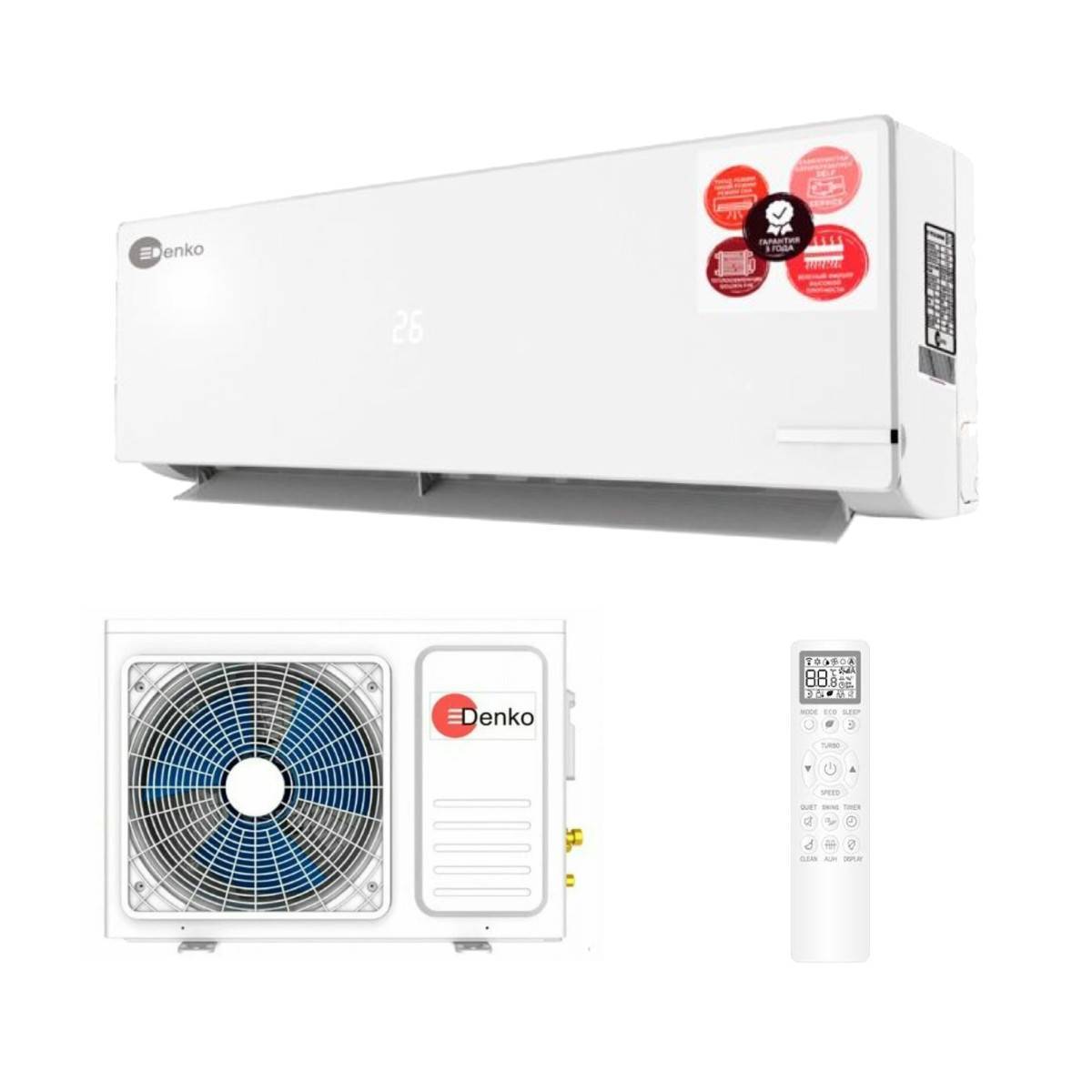 Кондиционер сплит-система Denko Dragon KR-12 KR-12