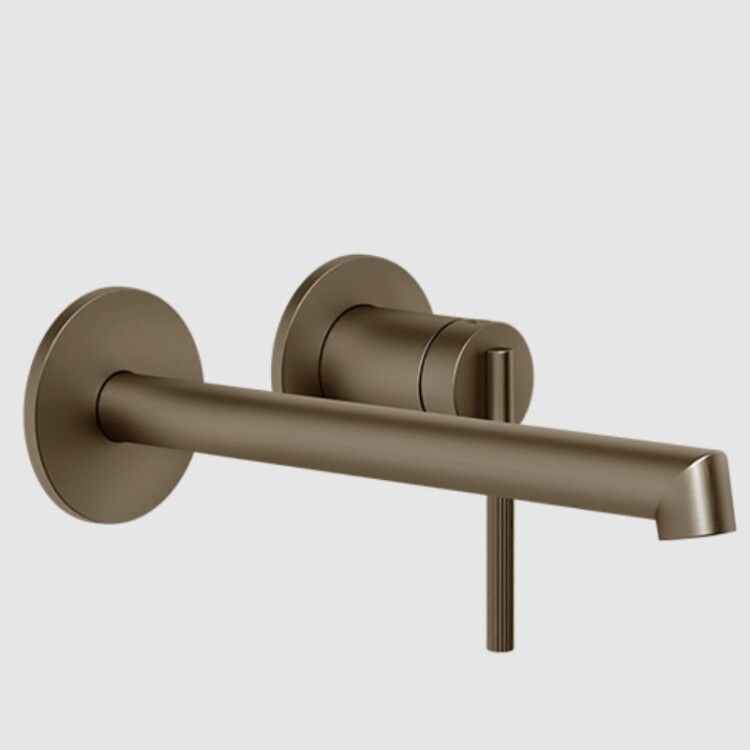Смеситель для раковины Gessi Ingranaggio встраиваемый Coffee Bronze Brushed PVD 63583#761