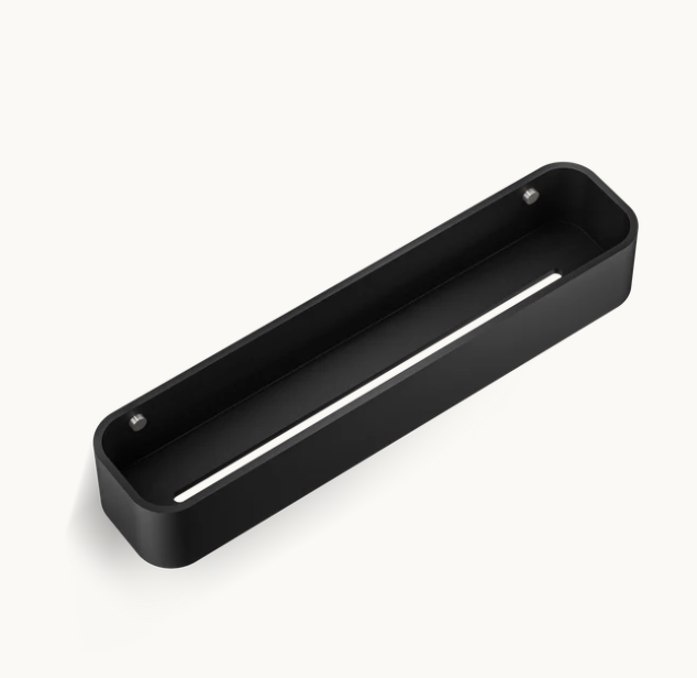 Полка для ванной Decor Walther Stone 450x100x70 мм нержавеющая сталь/черный матовый 0973965