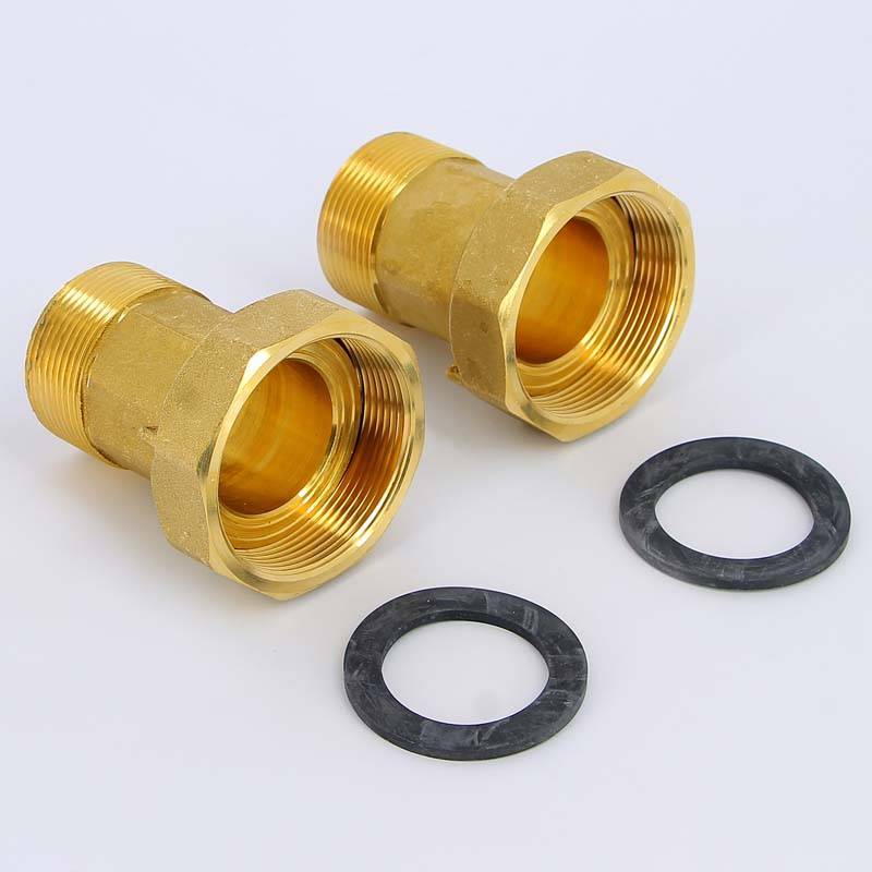 Разъемные соединения для водосчетчиков Tiemme пломбируемые 2 x 1 1/2 (2 шт) 1500072