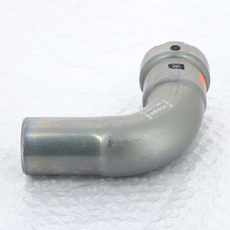 Отвод однораструбный 90° Viega Megapress пресс оцинкованная сталь 1 1/4 694661