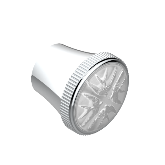 Ручки для полотенцесушителя THG Towel Warmer-Contemporary Round 2 шт хром A4JA02100RS