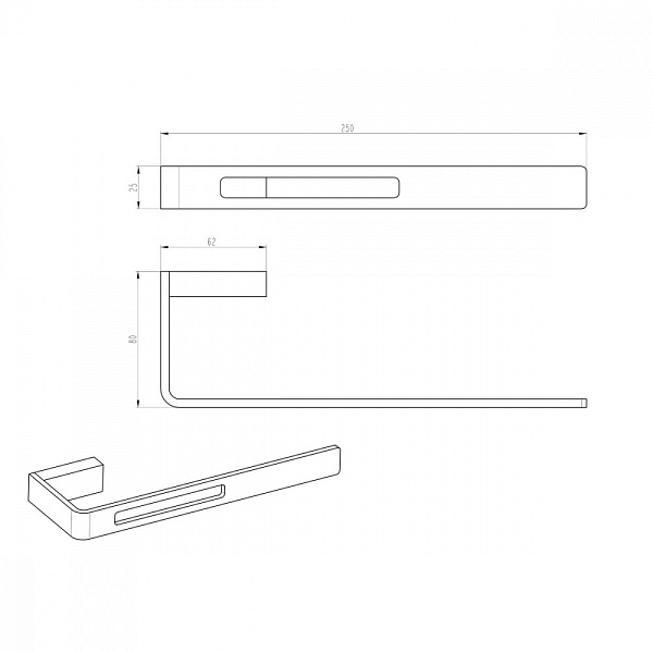 Держатель для туалетной бумаги Boheme Q золото 10945-G