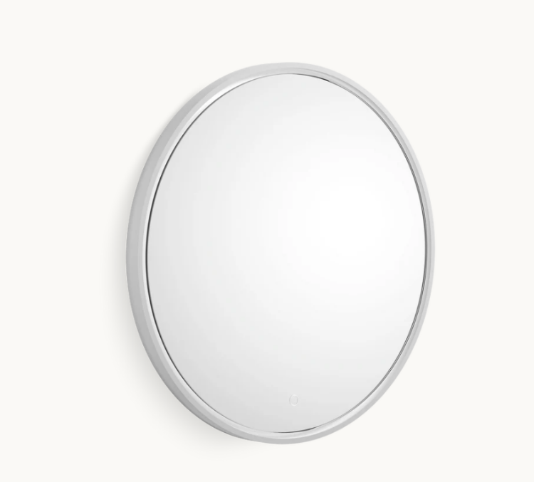 Зеркало Decor Walther Stone круглое 700x700 мм с подсветкой белое 0975650