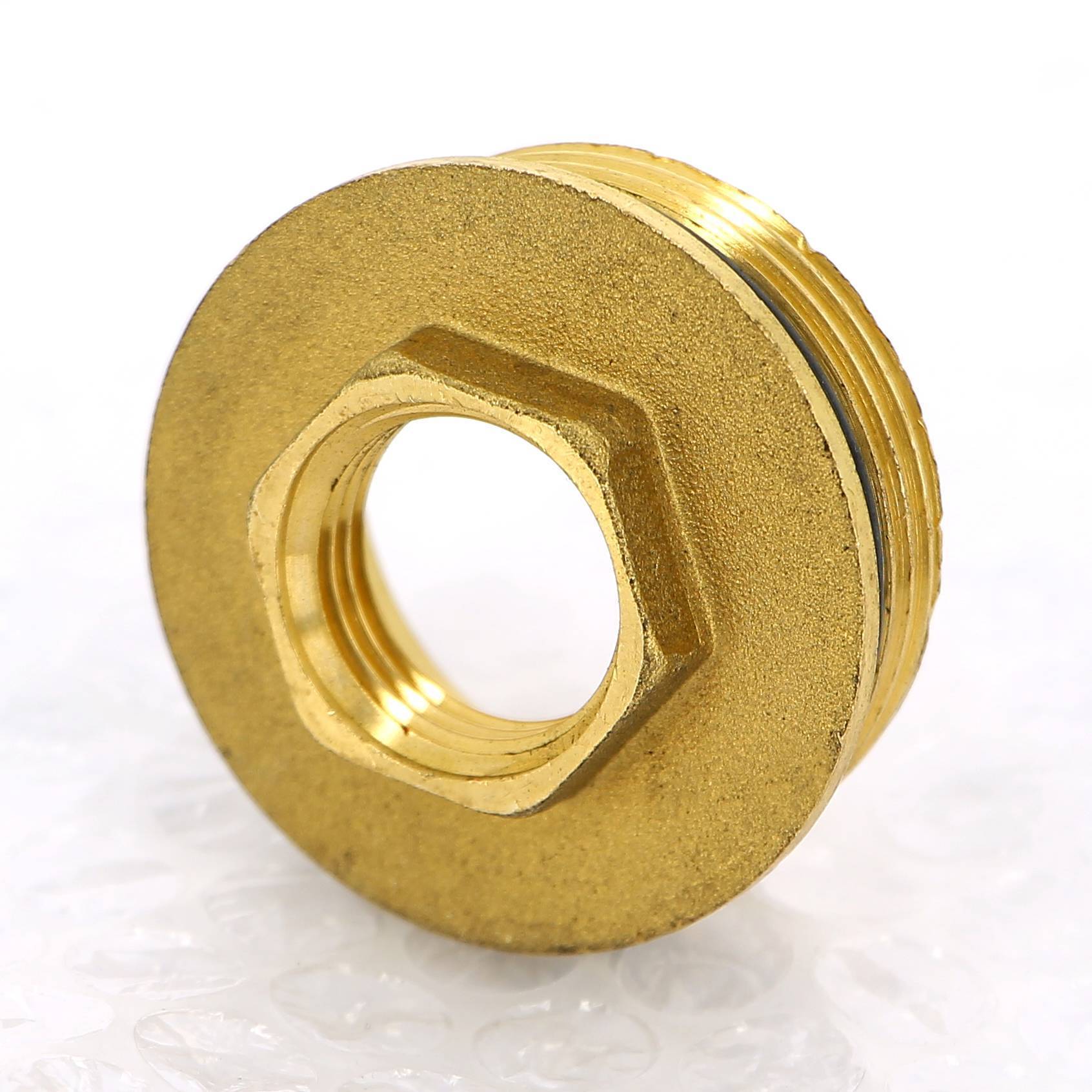 Переходник НВ латунный для торца коллектора Tiemme 1 1/4 x 1/2 1950017