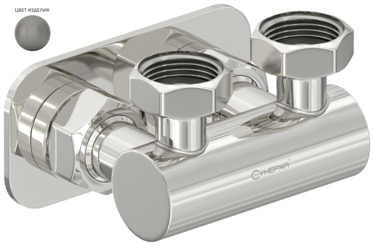 Модуль угловой Сунержа EU50 для отопительных приборов RAL 9007 900715383434