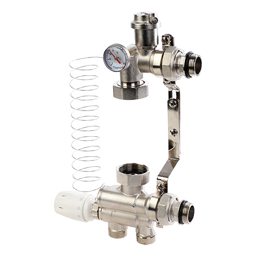 Насосно-смесительный узел для теплого пола MVI AQUAHIT Premium 1 без насоса MU.301.06