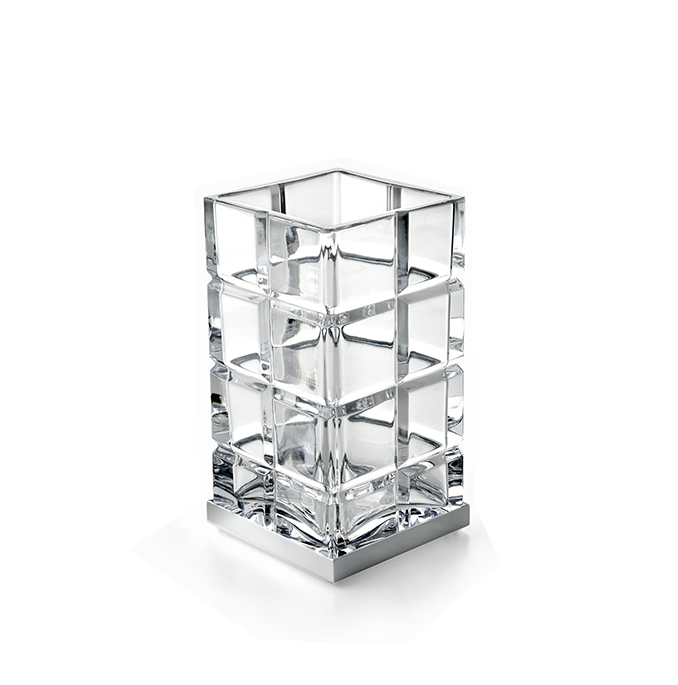 Стакан настольный 3SC Palace 75х75х140 мм хром PA03ACRSL