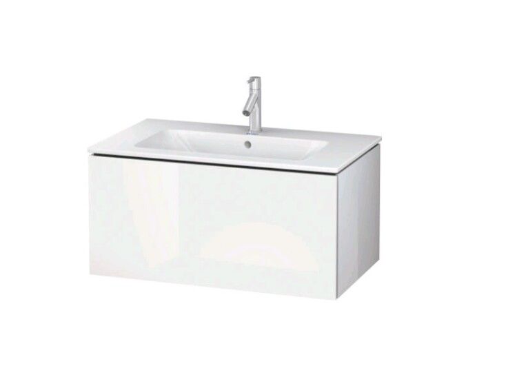 Тумба под раковину Duravit L-Cube 820x481x400 мм подвесная бетонно-серый матовый LC614100707