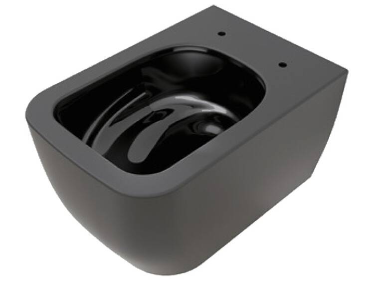 Унитаз подвесной Scarabeo Teorema 2.0 360x520x420 мм Bicolors Ardesia 5126TWB49