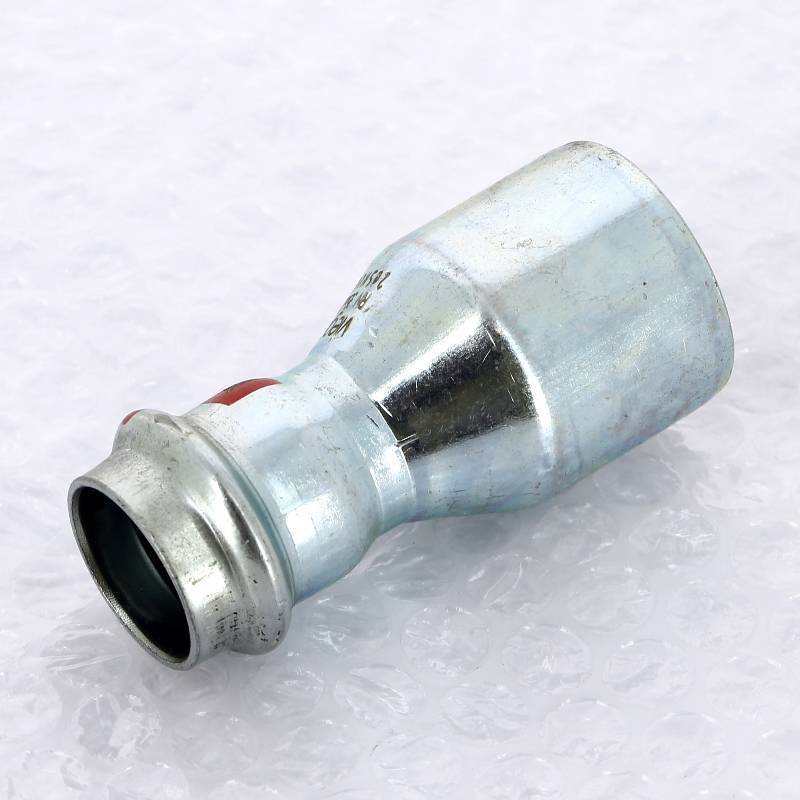 Муфта-вставка пресс из оцинкованной стали Viega Prestabo 35х22 мм 558550