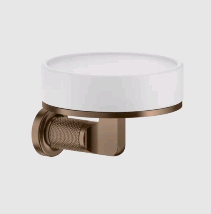 Мыльница Gessi Inciso настенная цвет белый/Copper Brushed PVD 58501708