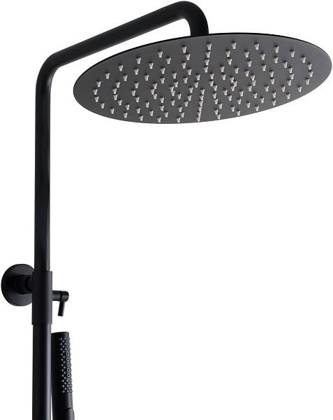Душевая стойка Allen Brau Fantasy с термостатом черный матовый 5.11001-31