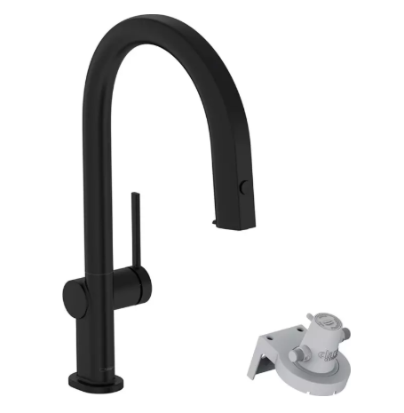 Смеситель для кухни Hansgrohe Aqittura M91 черный матовый 76803670