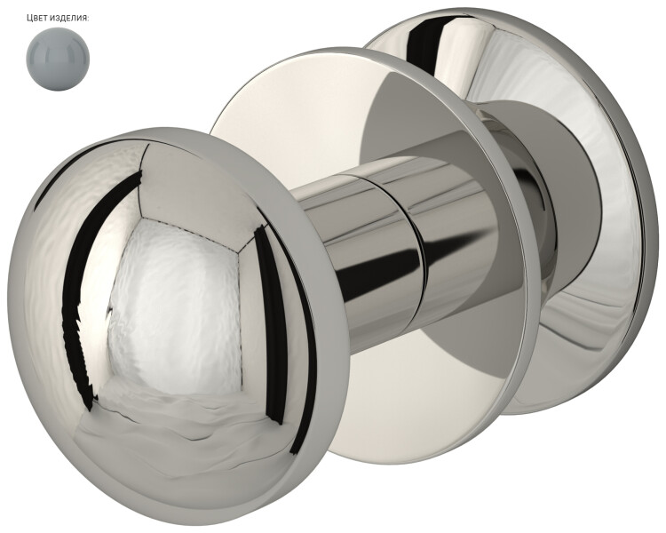 Крючок Сунержа Сфера 34х49х34 мм серебристо-серый RAL 7001 700120100001
