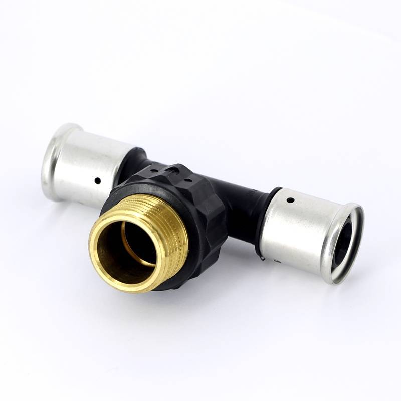 Тройник пресс-НР Henco PVDF 26x1x26 14PK-260626