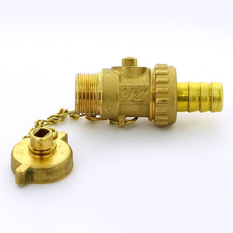 Кран шаровой сливной Itap 139 со штуцером и маховиком 1/2 1390012