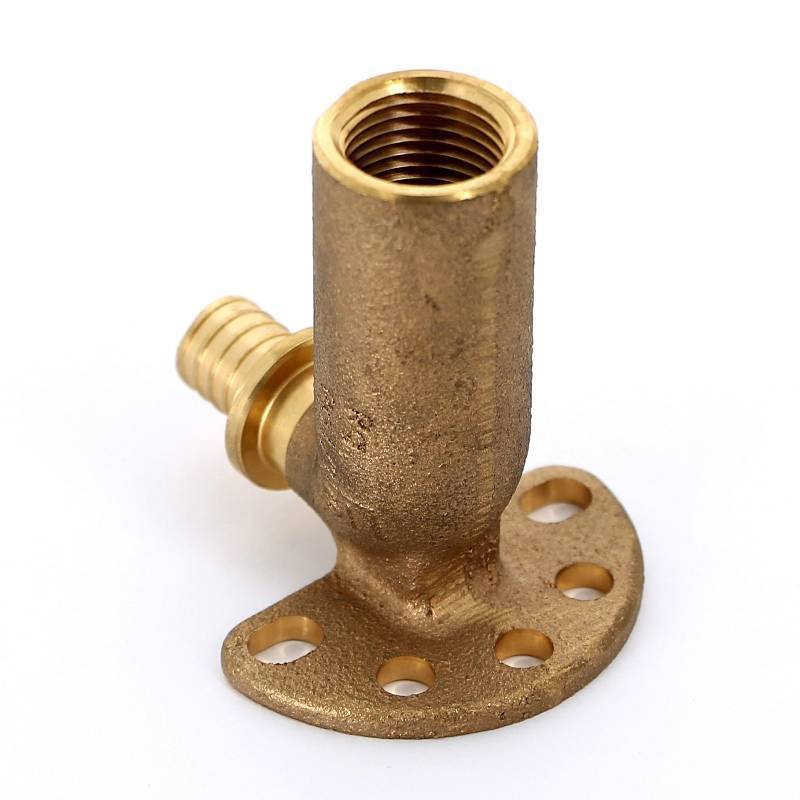 Водорозетка надвижная REHAU RAUTITAN RX 16x1/2 ВР h=70 мм бронза 366314