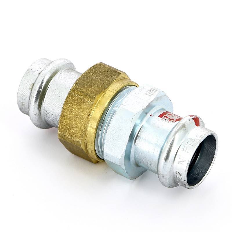 Муфта разъёмная пресс Viega Prestabo оцинкованная сталь 22 мм 559328