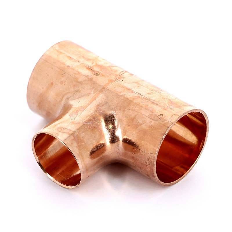 Тройник медный Viega под пайку 35х28х35 мм 105808