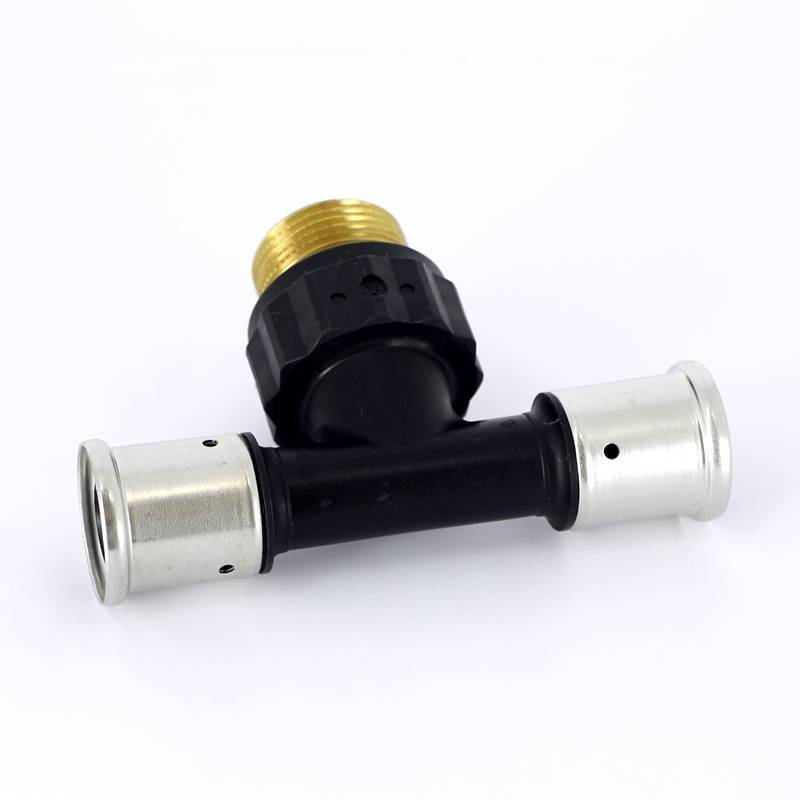 Тройник пресс-НР Henco PVDF 26x1x26 14PK-260626