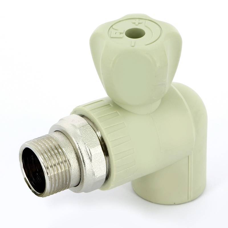 Кран для радиаторов шаровой FV-PLAST угловой сварка-НР с разъемным соединением 25x3/4 A315025000