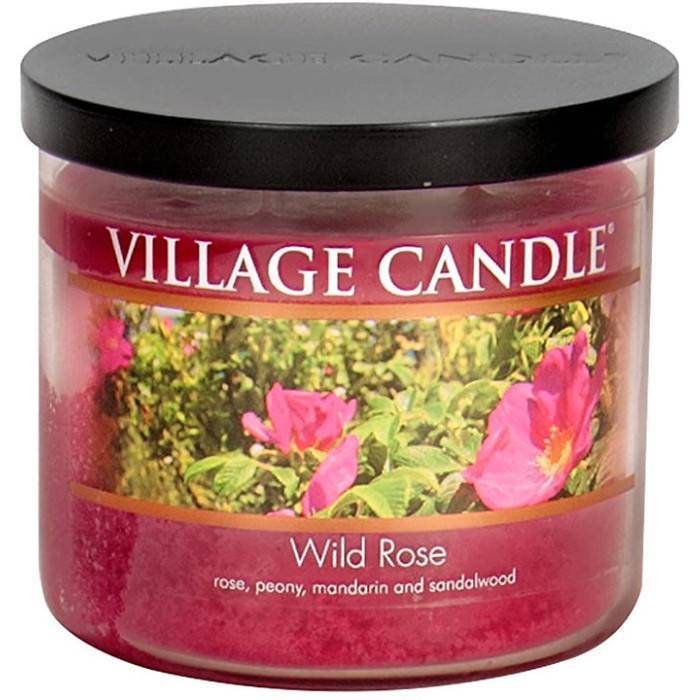 Ароматическая свеча Village Candle Wild Rose Дикая роза 396 г 10179