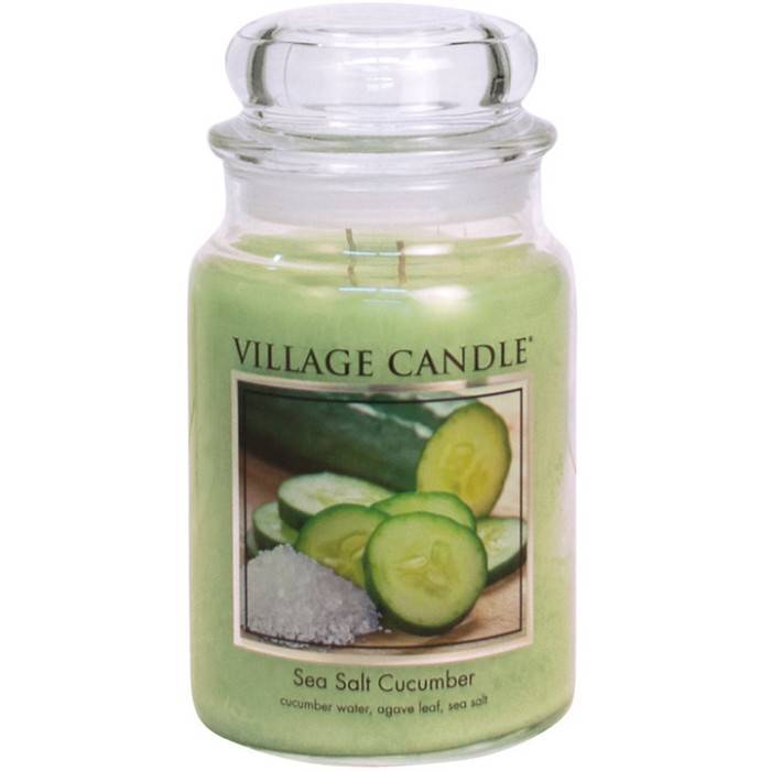 Ароматическая свеча Village Candle Cucumber & Sea Salt 602 г 10134