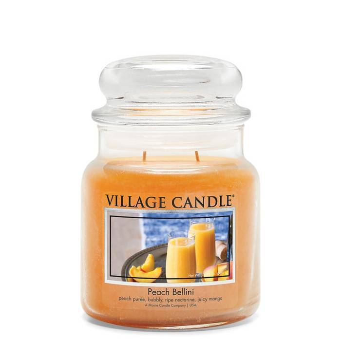 Ароматическая свеча Village Candle Peach Smoothie Персиковый коктейль 389 г 10122