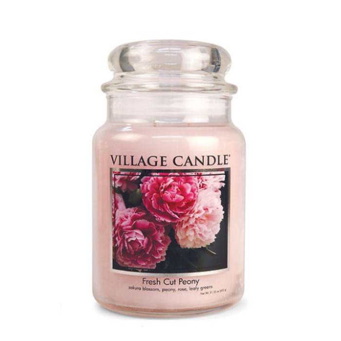 Ароматическая свеча Village Candle Peony Пион 602 г 10098