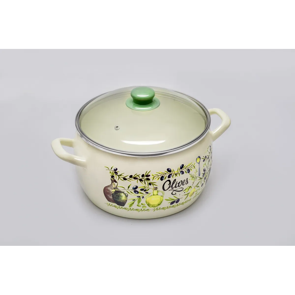 Набор кастрюль Metrot Олива эмалированная сталь 6 предметов 178877