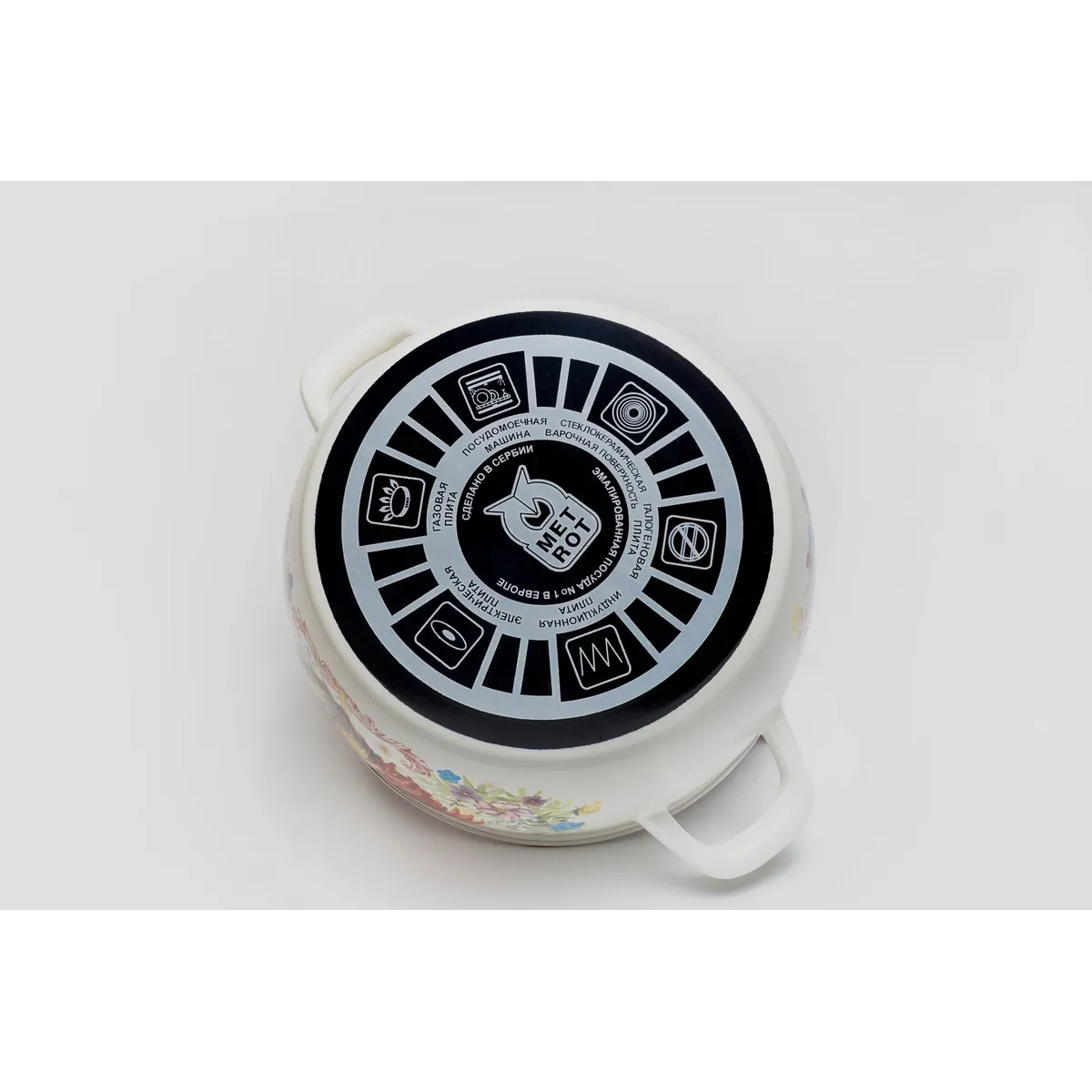 Кастрюля эмалированная Metrot Золотой Петушок 2.2 л 7379