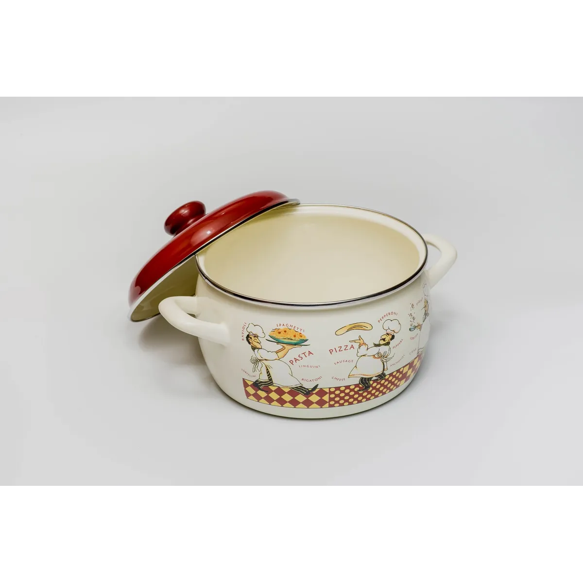 Кастрюля эмалированная Metrot Повара 5.3 л 7371