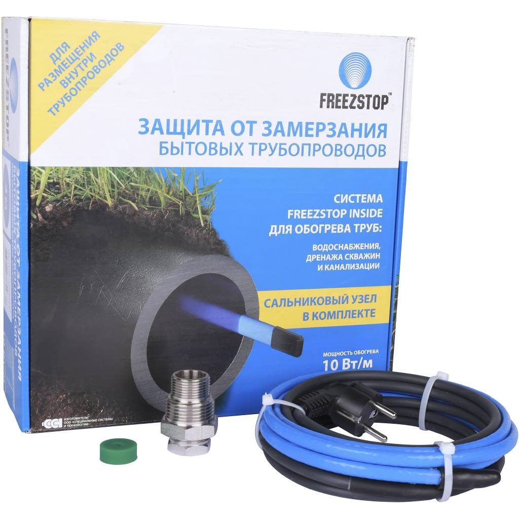 Секция нагревательная кабельная Теплолюкс Freezstop Inside-10-2 2083839